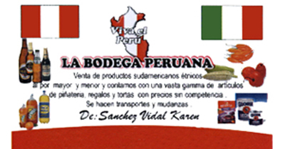 la botega peruana vendita di prodotti sudamericani etnici