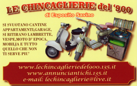 le chincaglierie del passato