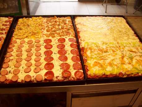 pizza a taglio e cecina
